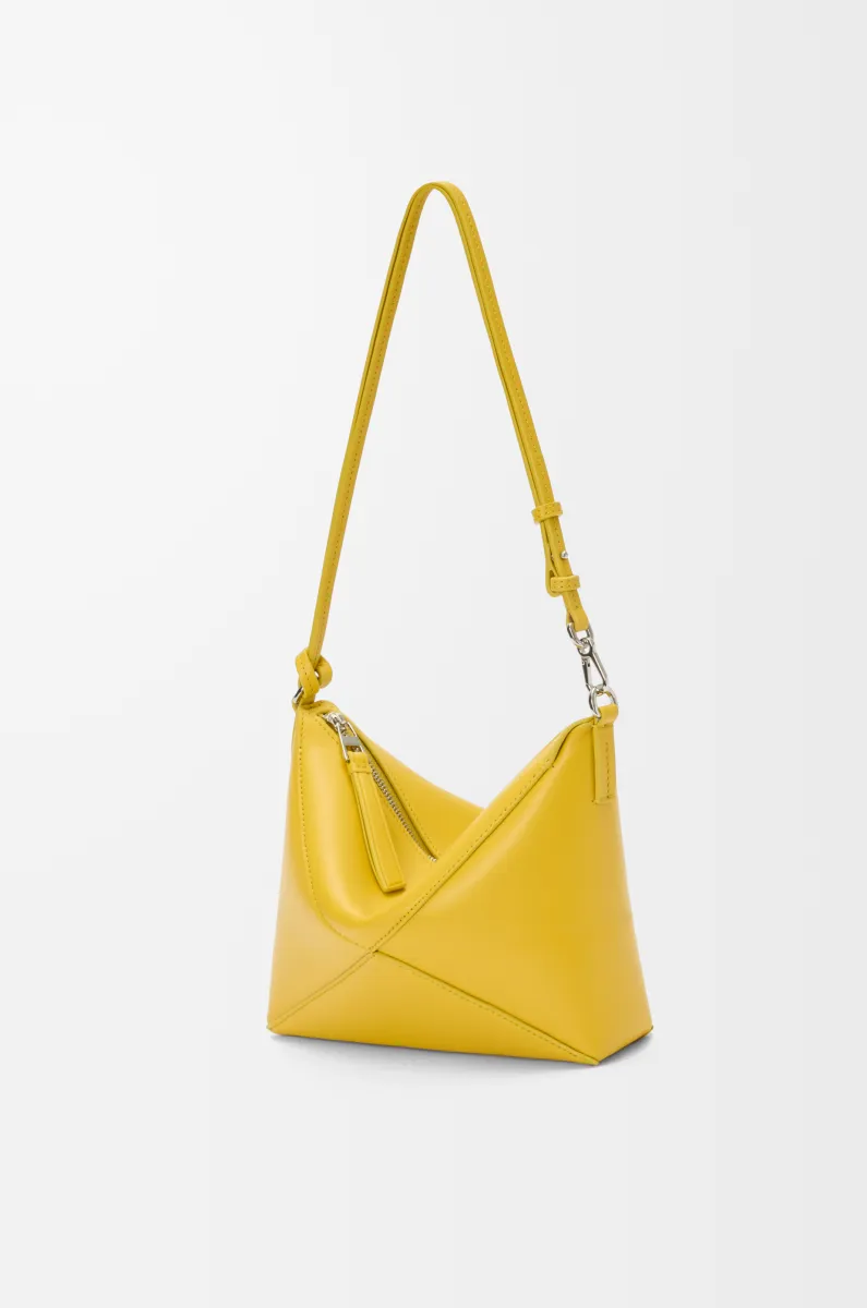 亮面纳帕牛皮革 Puzzle Fold pouch