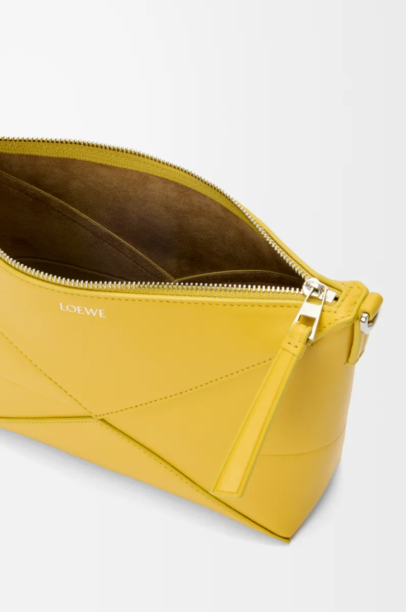 亮面纳帕牛皮革 Puzzle Fold pouch