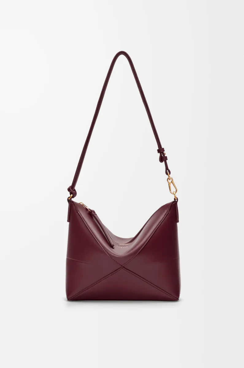 亮面纳帕牛皮革 Puzzle Fold pouch