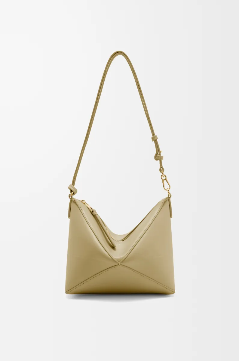 亮面纳帕牛皮革 Puzzle Fold pouch