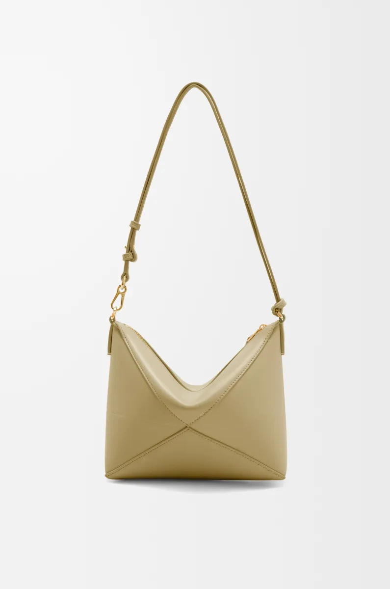 亮面纳帕牛皮革 Puzzle Fold pouch