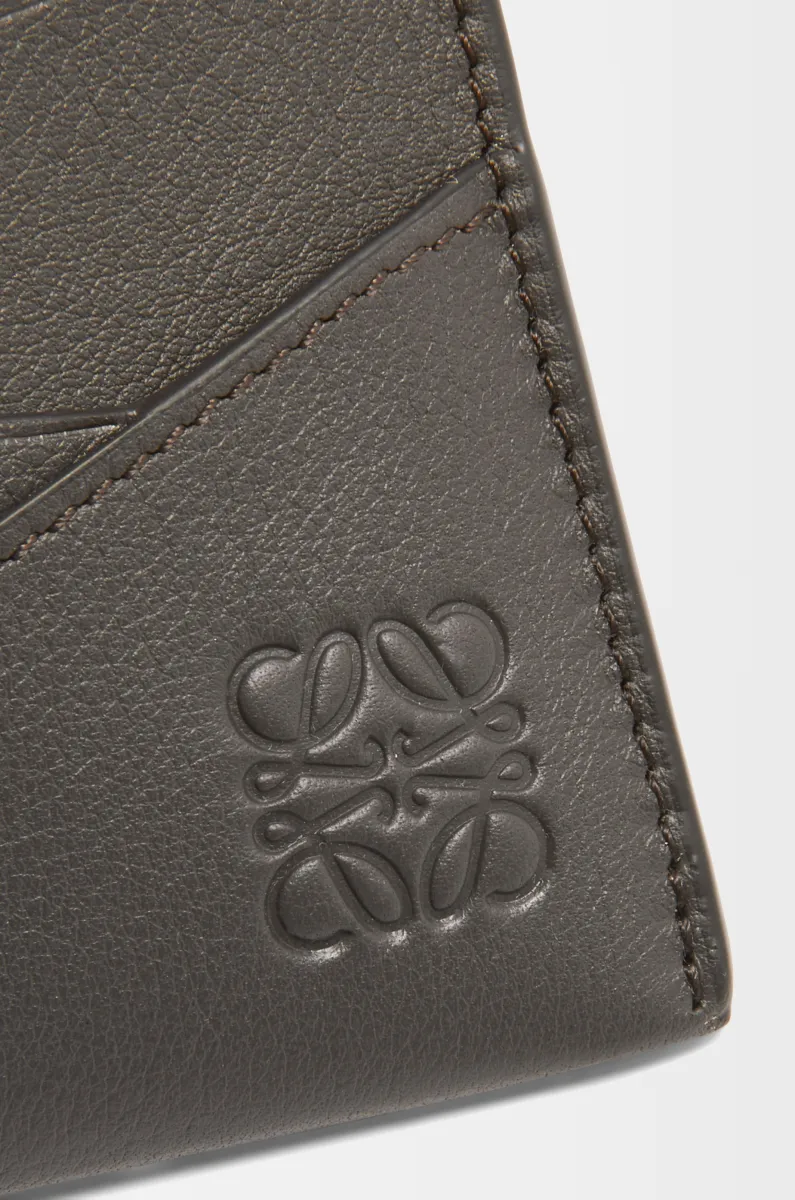 经典牛皮革 Puzzle 扁平卡包