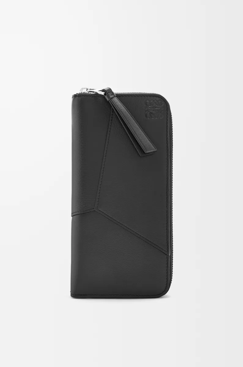 经典牛皮革 Puzzle 环绕式拉链钱包