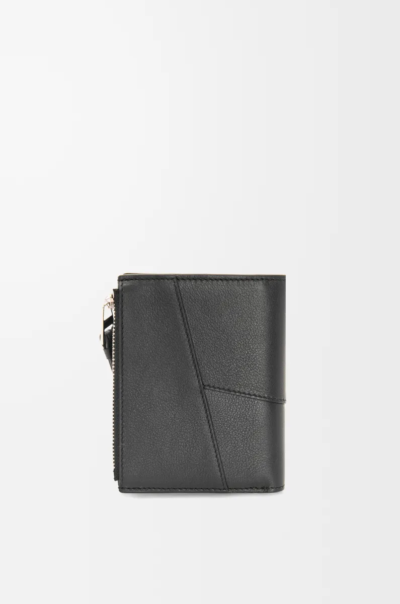 经典牛皮革 Puzzle 窄版紧凑钱包