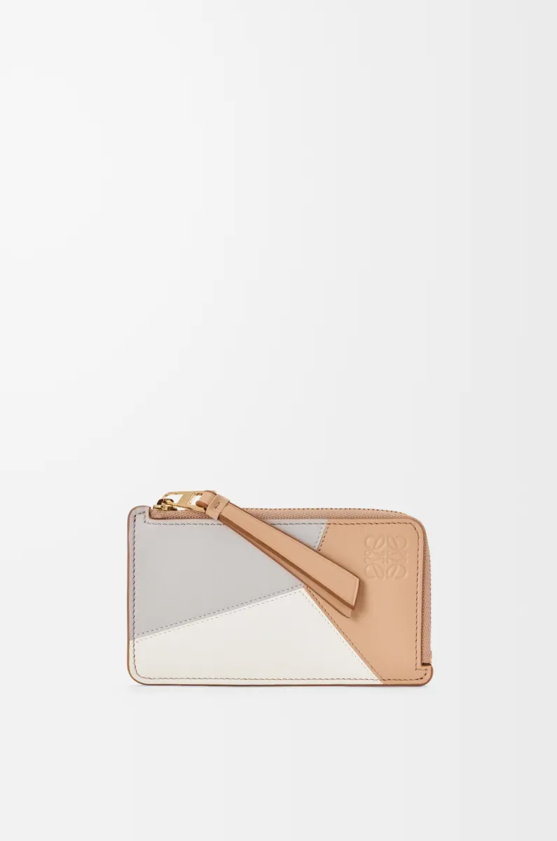 经典牛皮革 Puzzle 硬币卡包