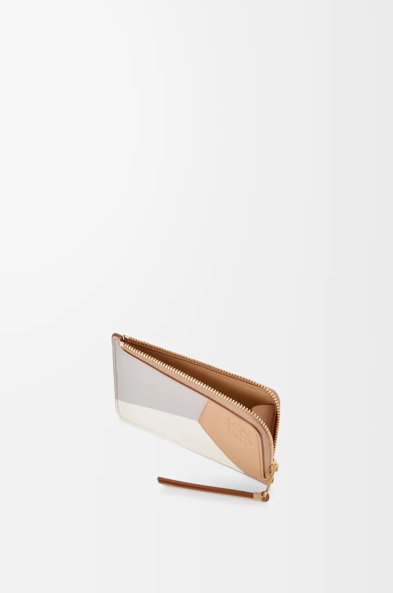 经典牛皮革 Puzzle 硬币卡包