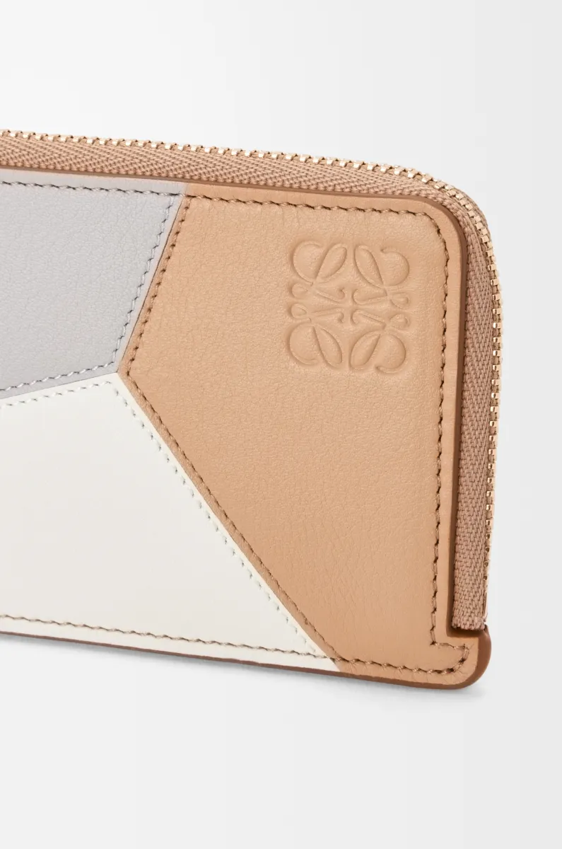 经典牛皮革 Puzzle 硬币卡包