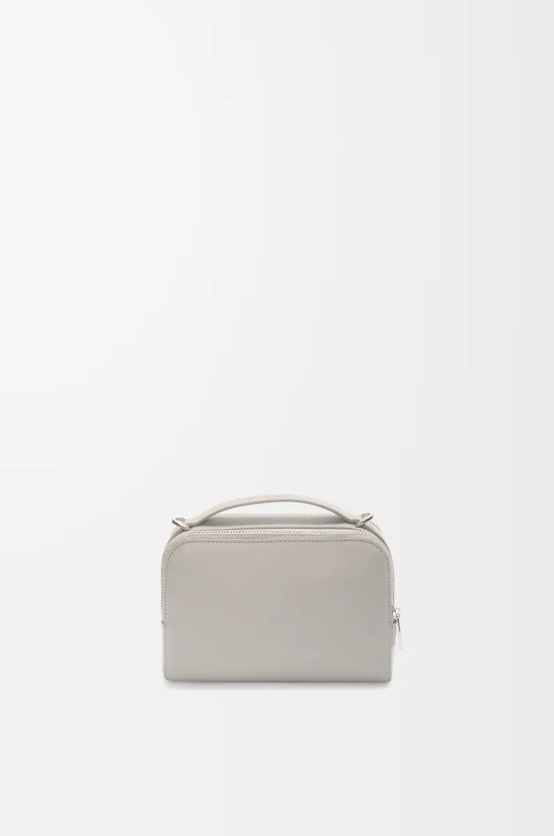 迷你缎面牛皮革相机斜挎包