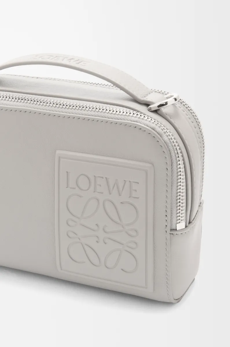 迷你缎面牛皮革相机斜挎包