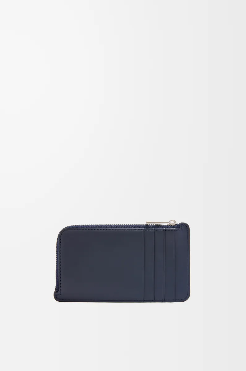 缎面牛皮革硬币卡包