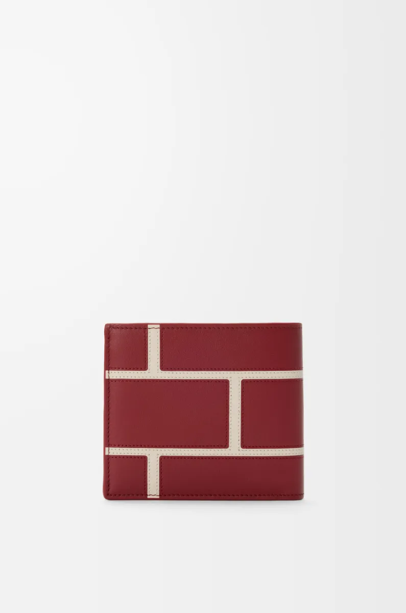 经典牛皮革双折钱包