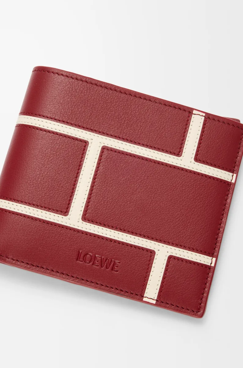 经典牛皮革双折钱包