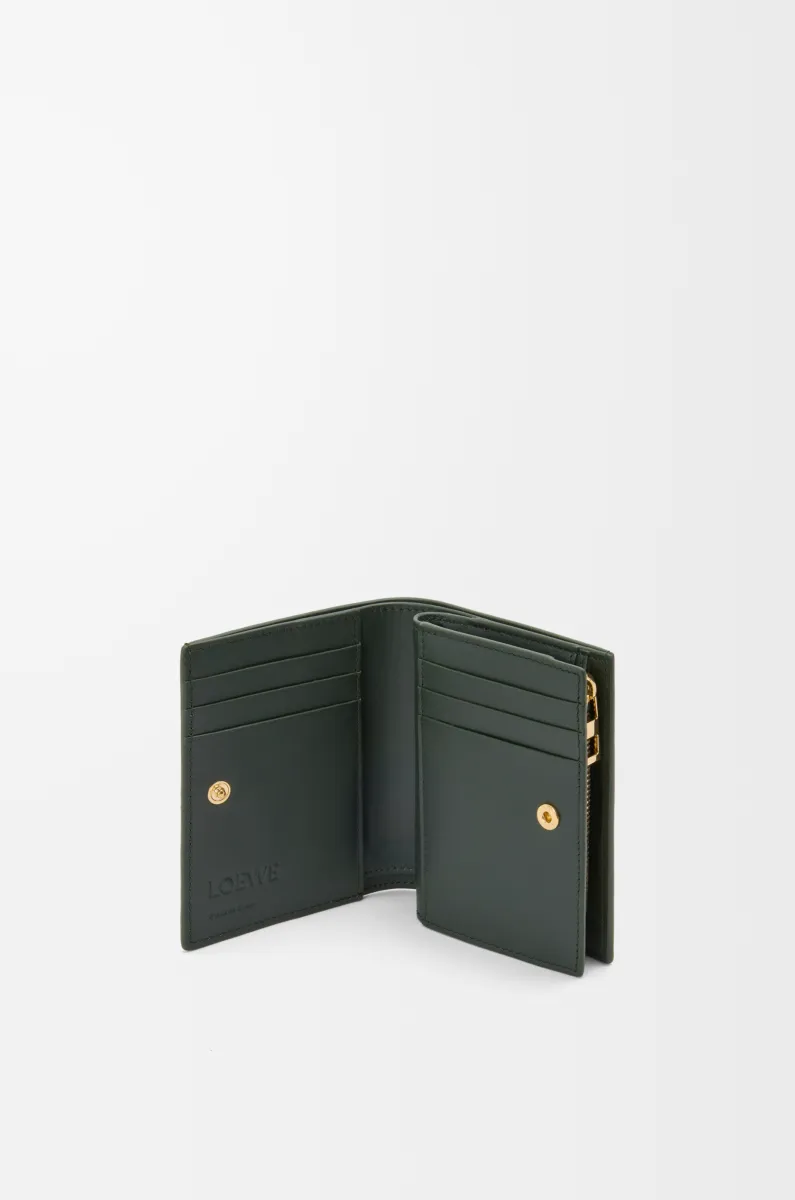 纳帕牛皮革紧凑 Landscape 钱包