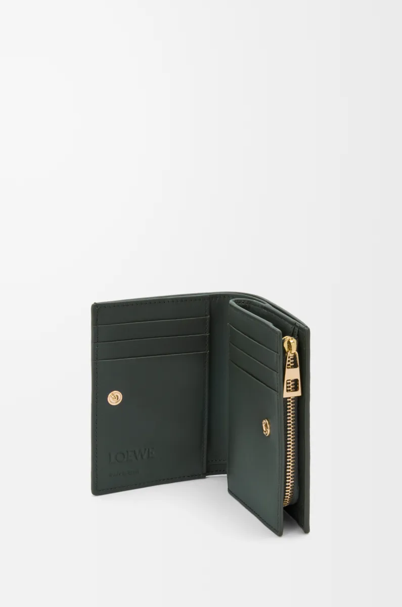 纳帕牛皮革紧凑 Landscape 钱包