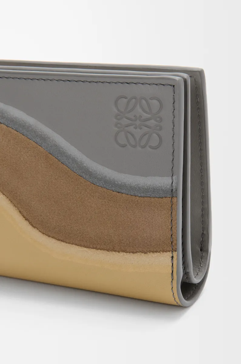 纳帕牛皮革紧凑 Landscape 钱包