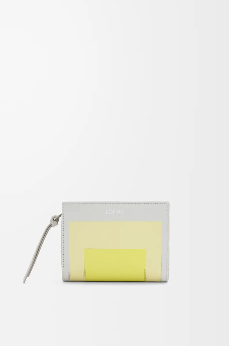 纳帕牛皮革紧凑钱包