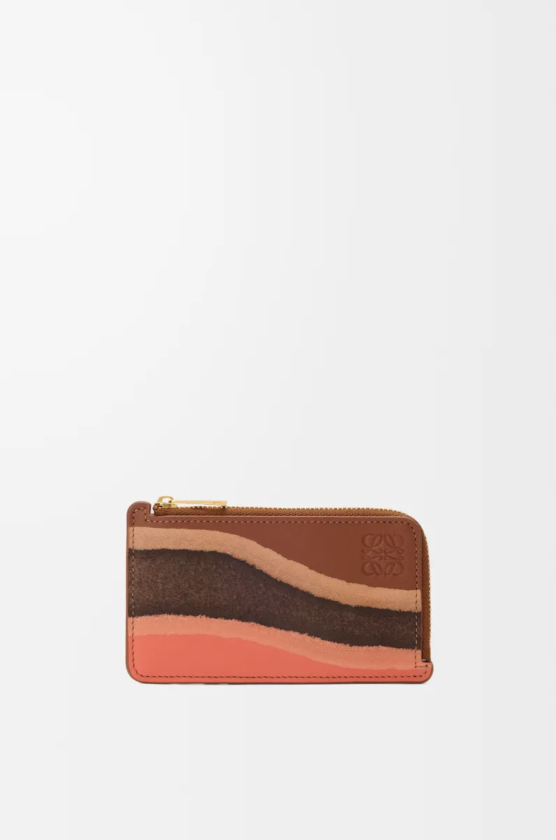 纳帕牛皮革 Landscape 硬币卡包