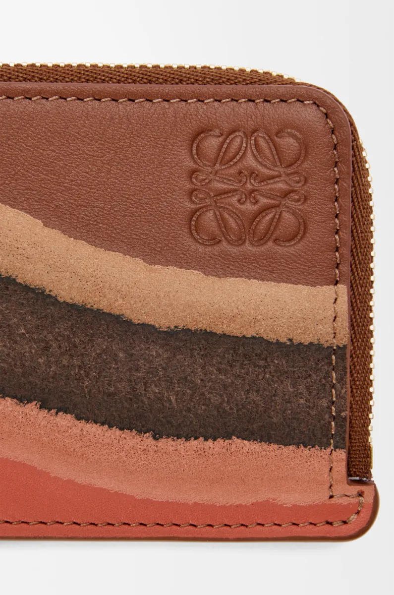 纳帕牛皮革 Landscape 硬币卡包