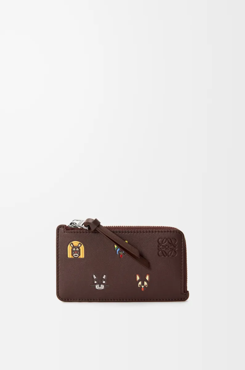 经典牛皮革 Cats 硬币卡包