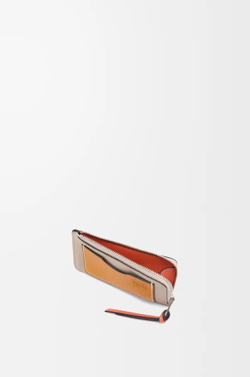 柔软粒面牛皮革硬币卡包