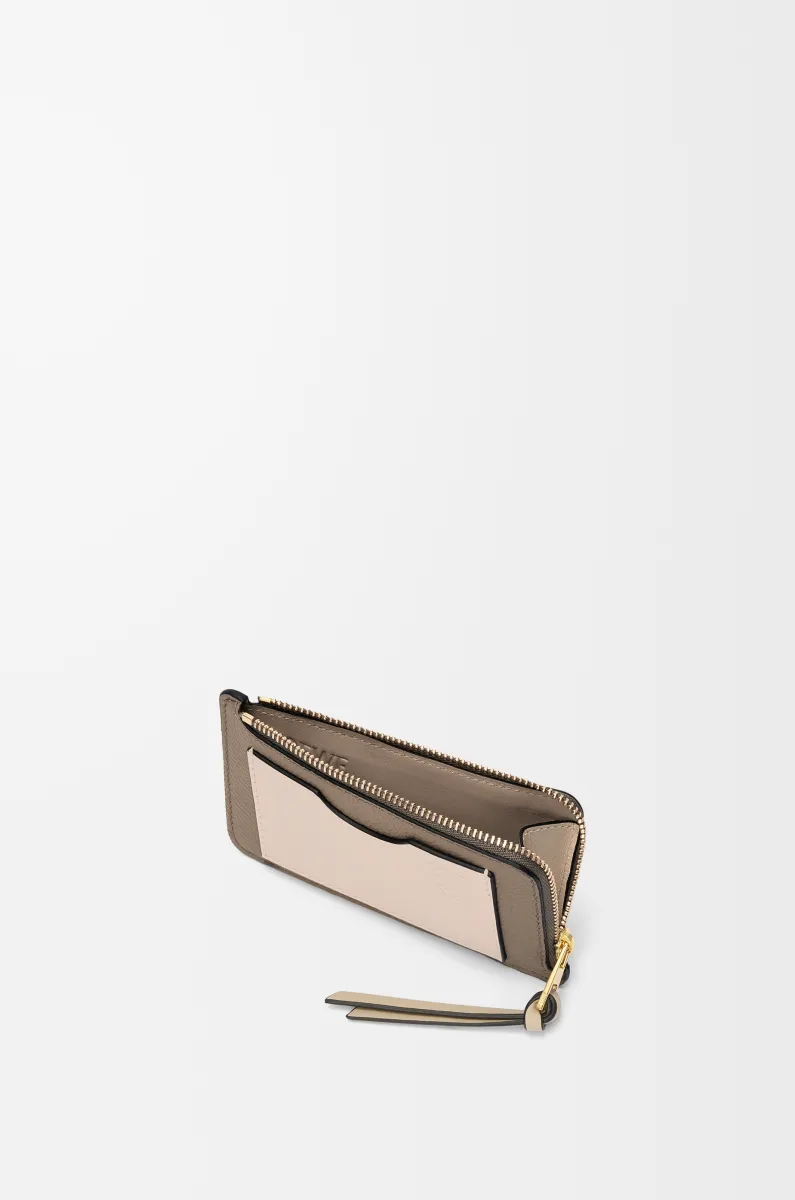 柔软粒面牛皮革硬币卡包