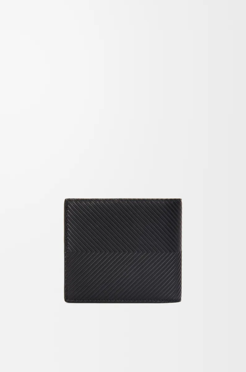 纹理感经典牛皮革双折钱包