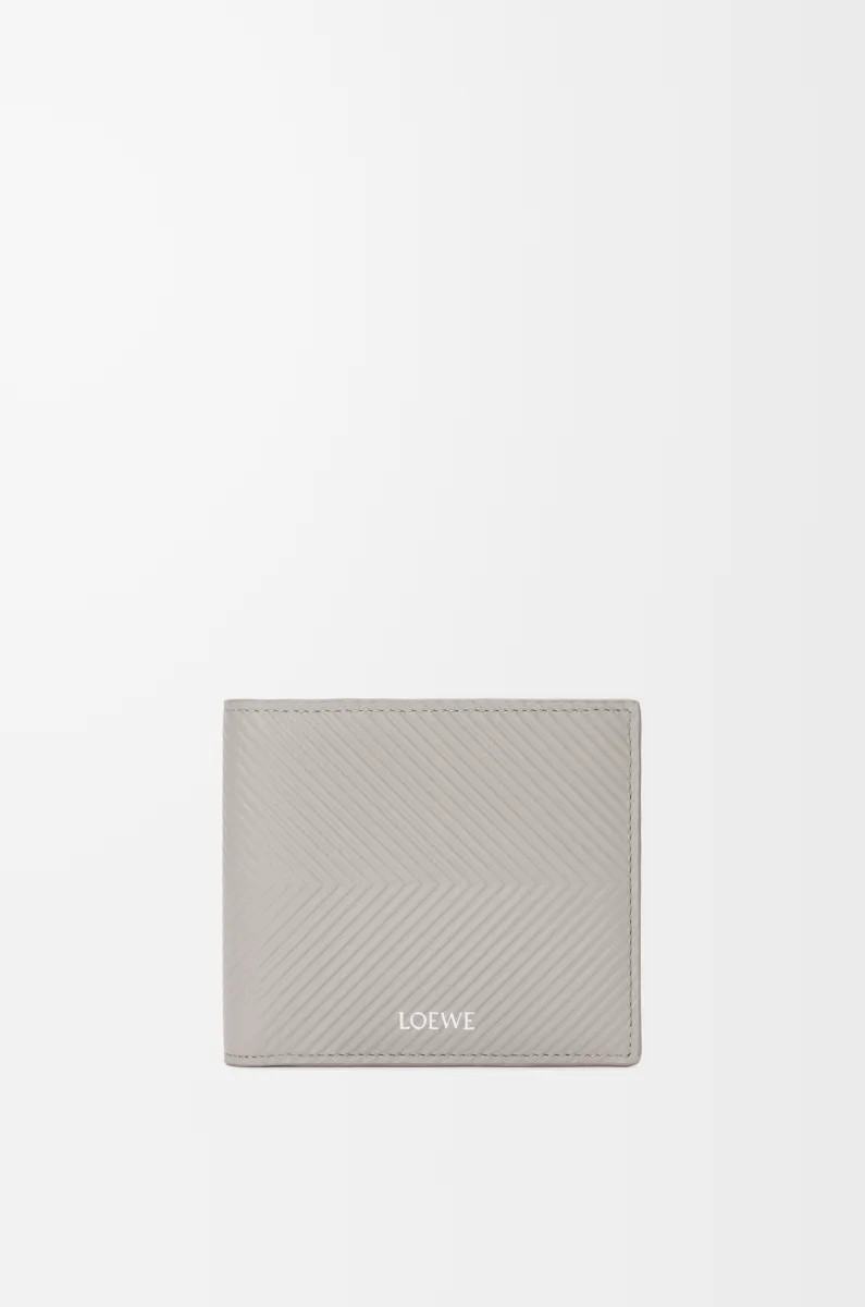 纹理感经典牛皮革双折钱包