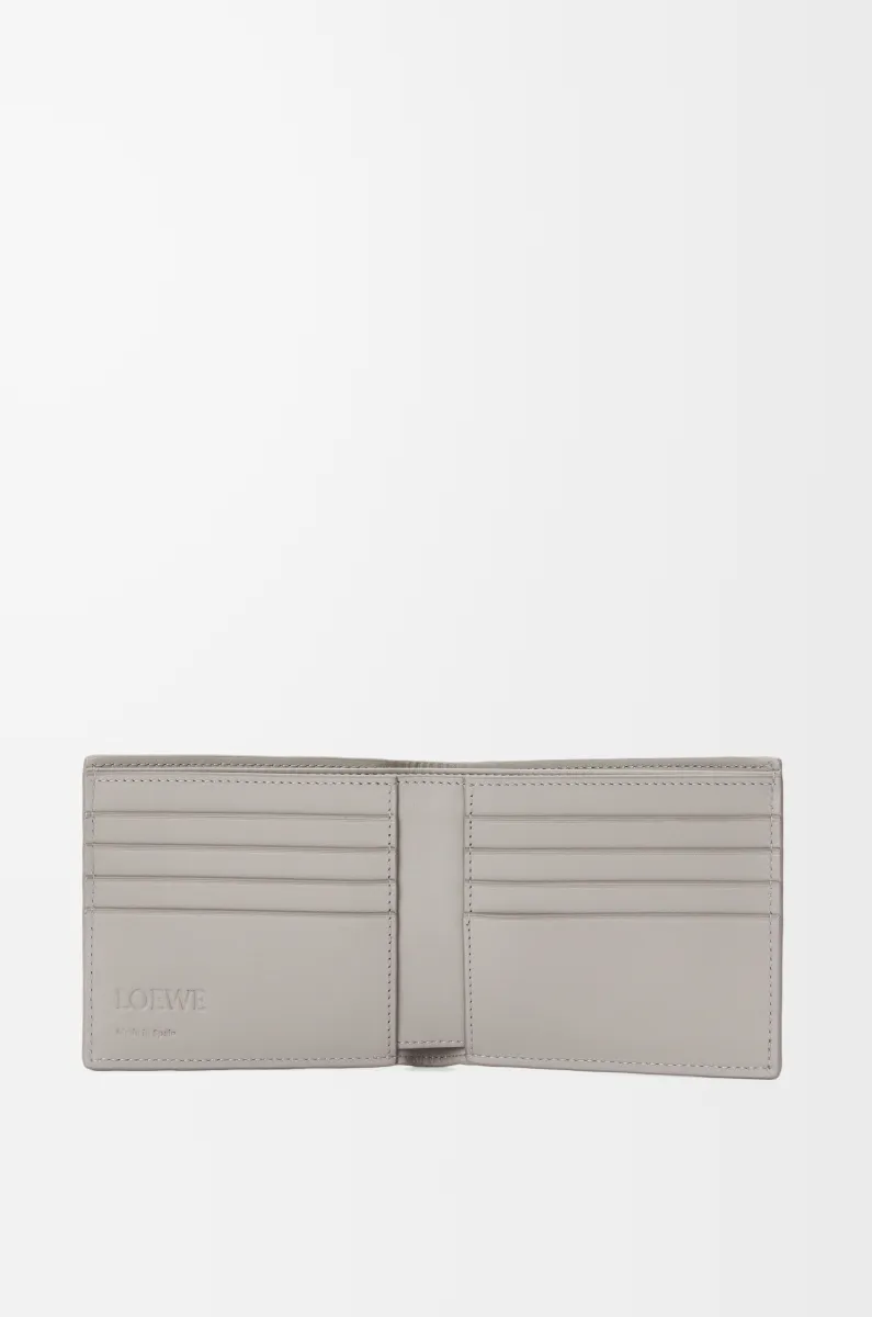 纹理感经典牛皮革双折钱包