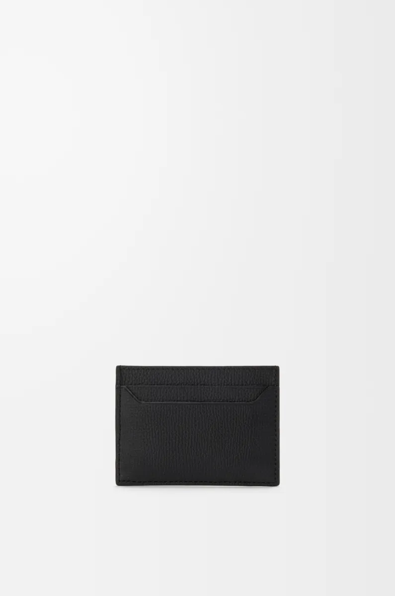 鹅卵石纹牛皮革 Anagram 扁平卡包