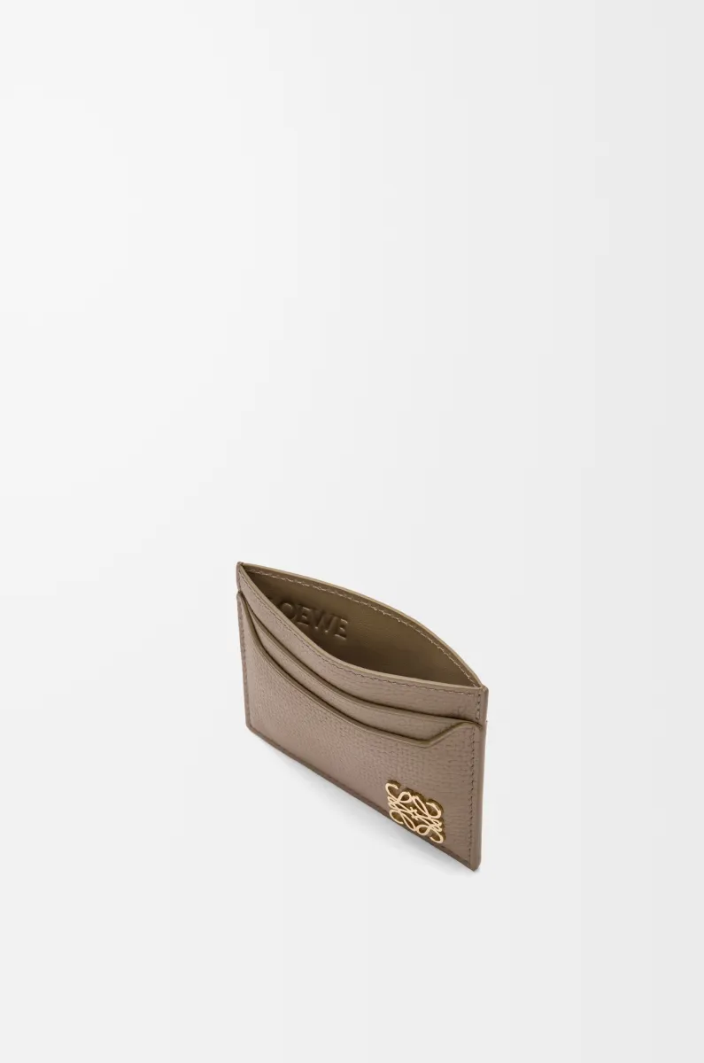 鹅卵石纹牛皮革 Anagram 扁平卡包