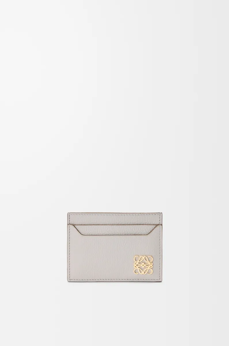 鹅卵石纹牛皮革 Anagram 扁平卡包