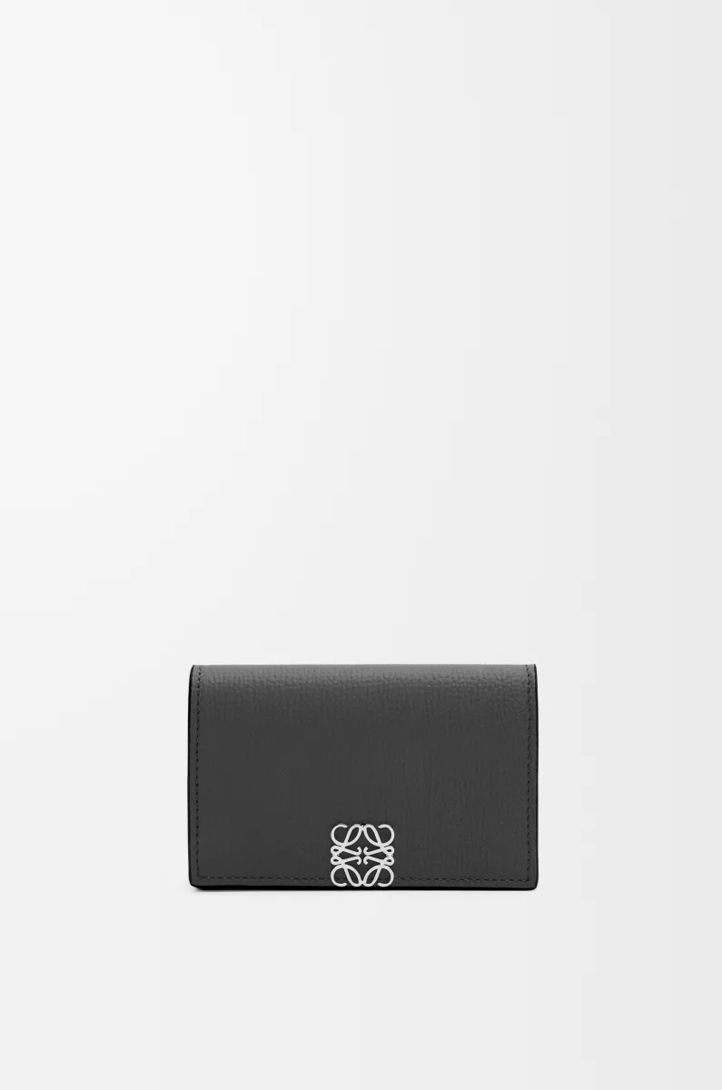 鹅卵石纹牛皮革 Anagram 名片夹