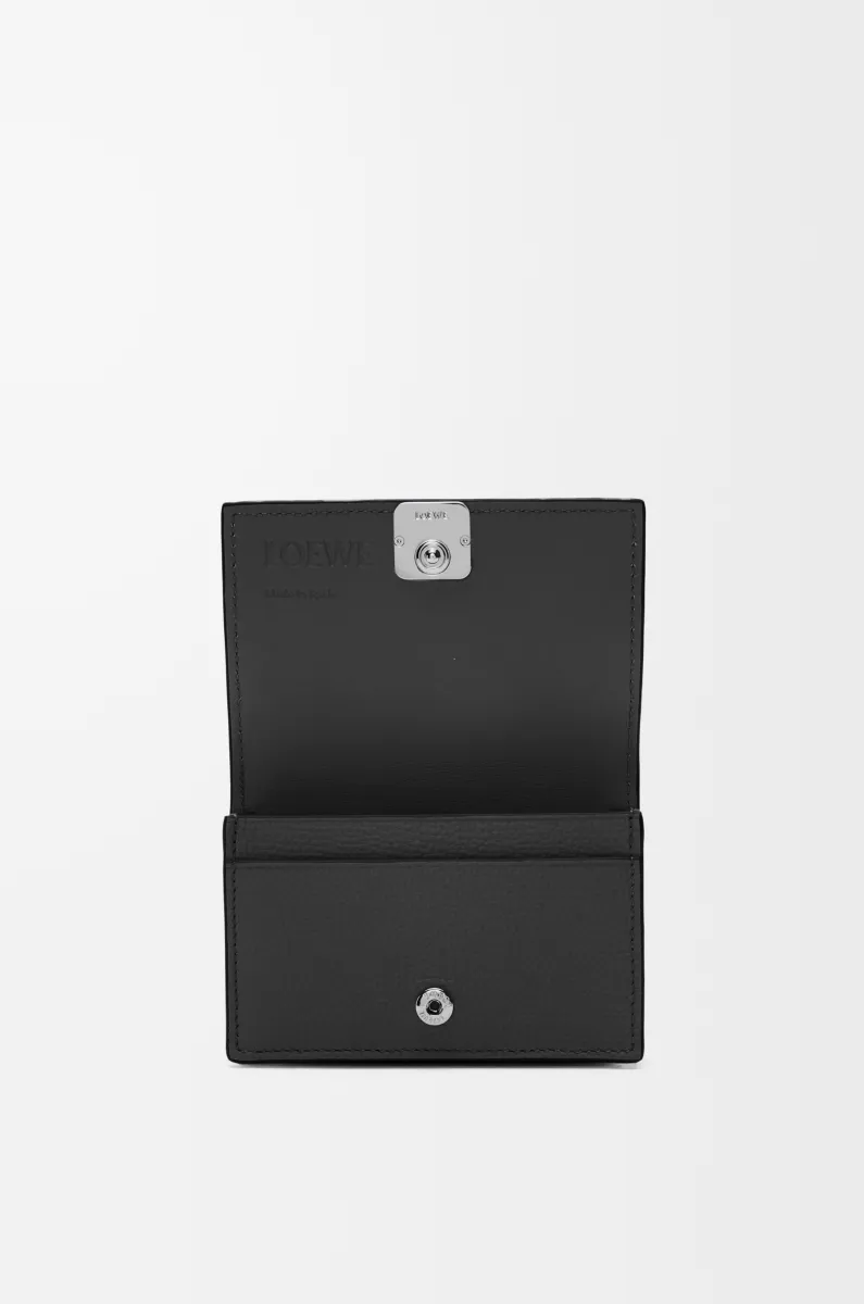 鹅卵石纹牛皮革 Anagram 名片夹