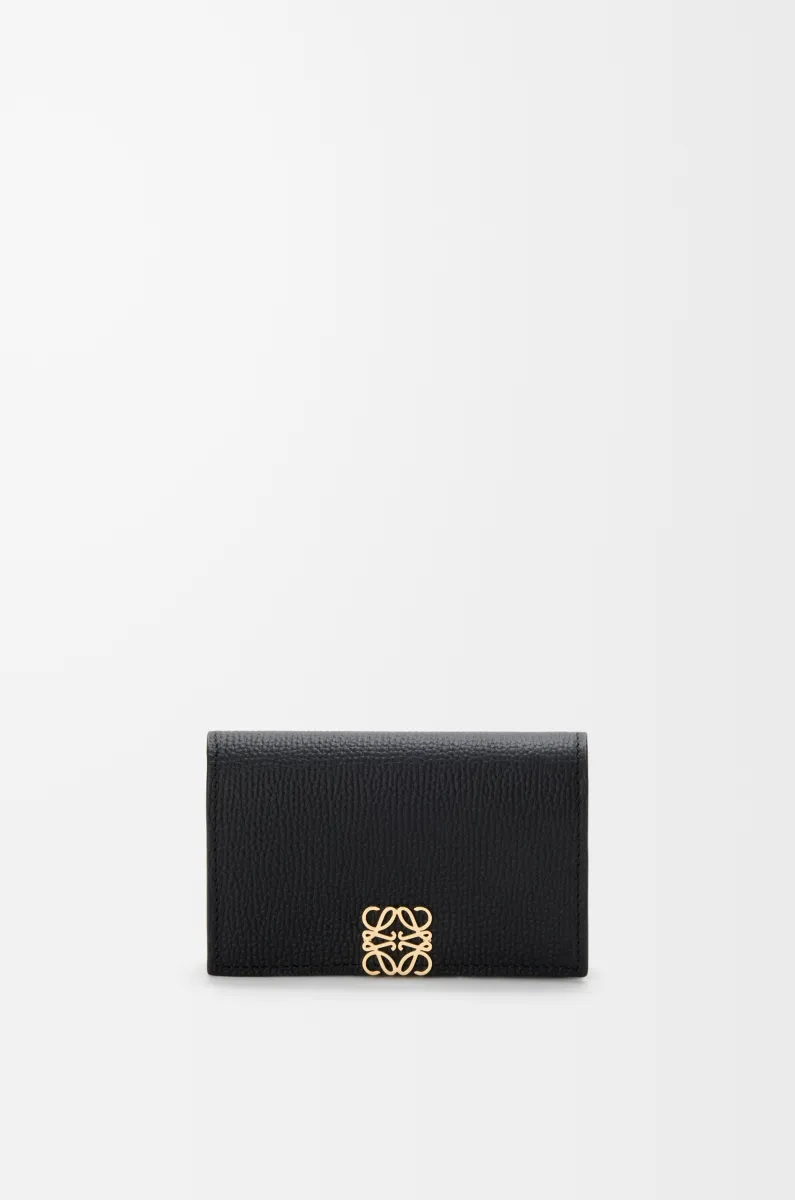 鹅卵石纹牛皮革 Anagram 名片夹