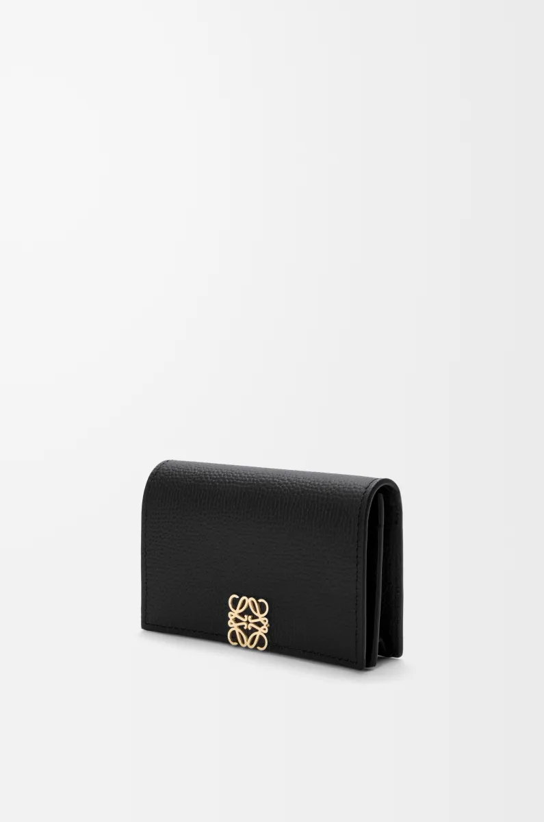 鹅卵石纹牛皮革 Anagram 名片夹