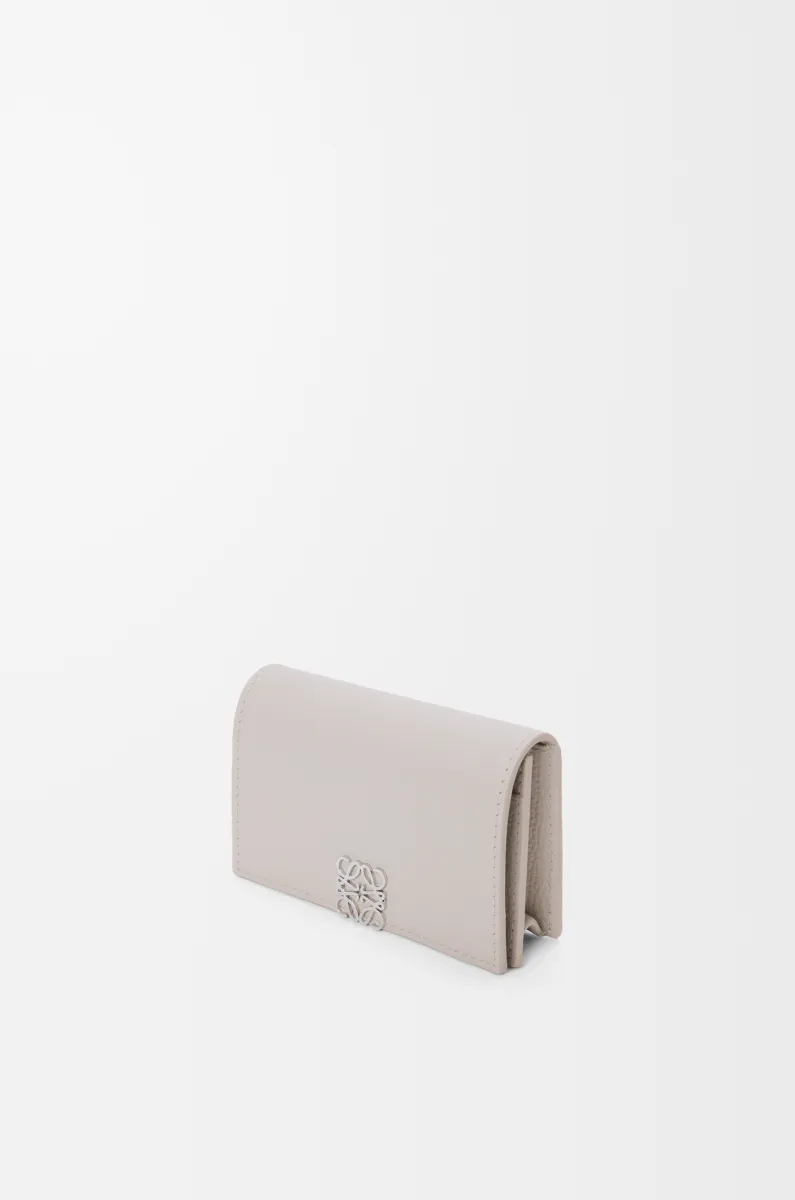 鹅卵石纹牛皮革 Anagram 名片夹