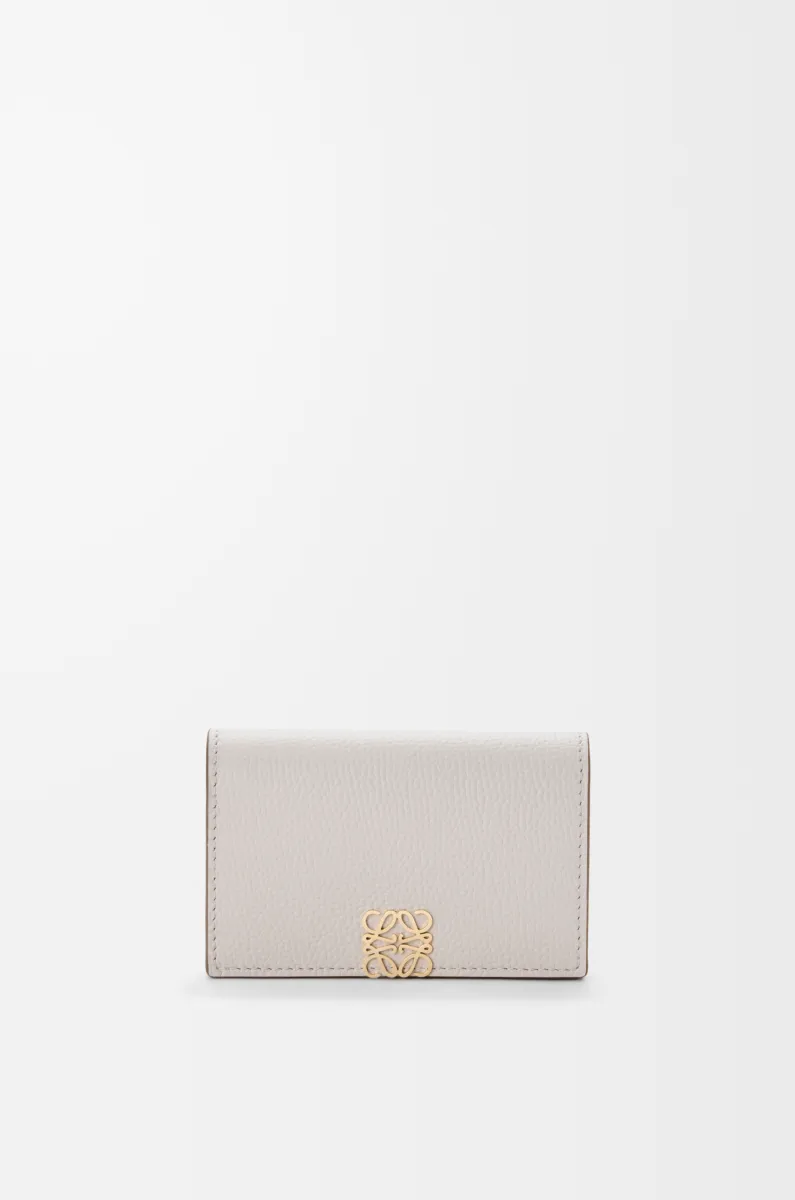 鹅卵石纹牛皮革 Anagram 名片夹