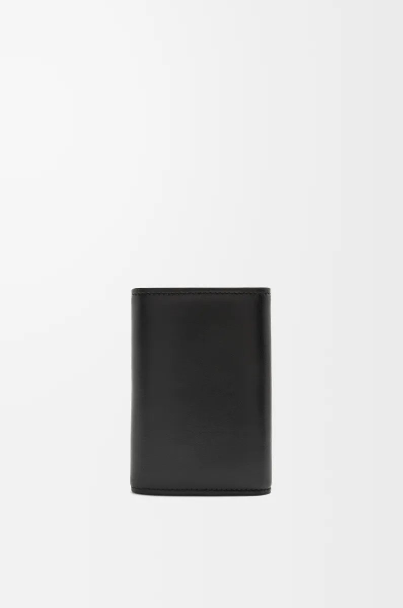 小号亮面纳帕牛皮革 Puffer Anagram 竖款钱包