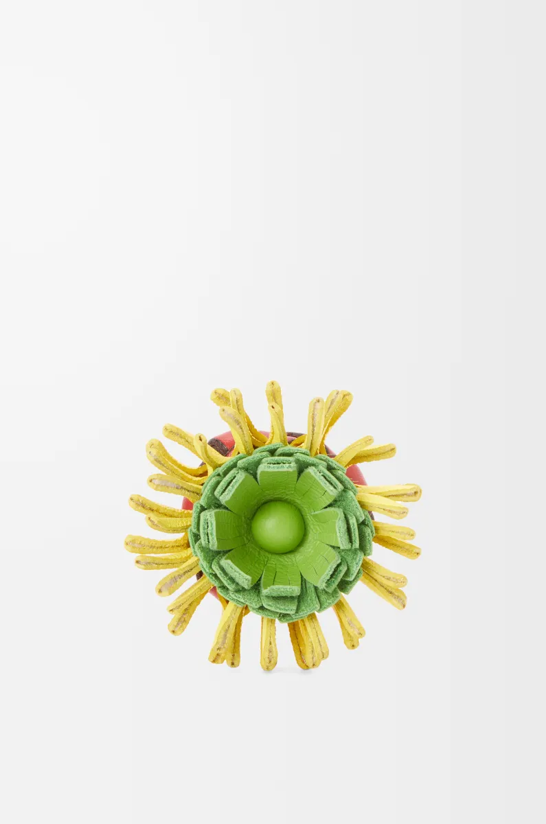 经典牛皮革仙人掌饰钉花