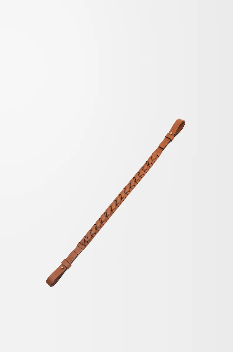 经典牛皮革螺旋编织带