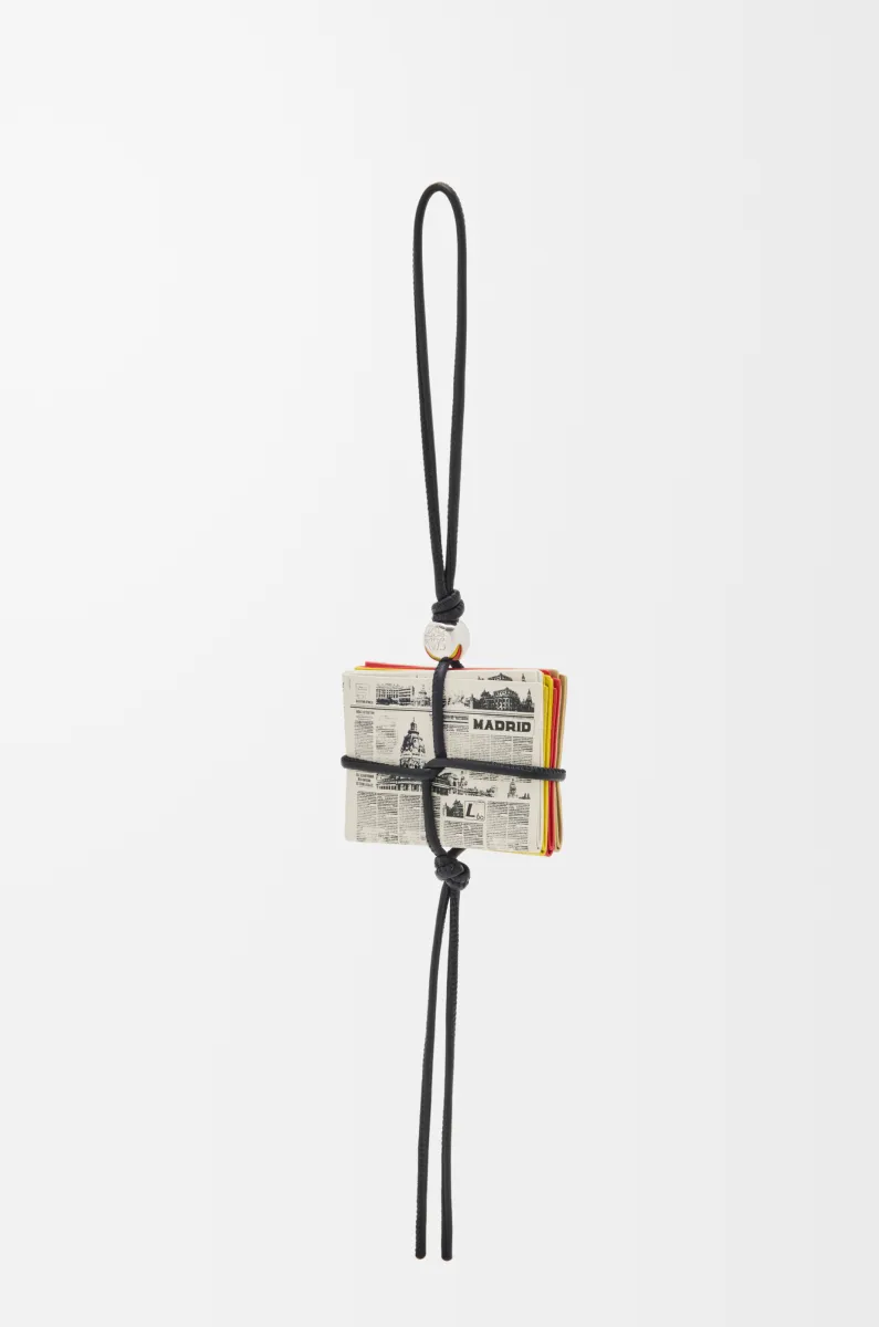 牛皮革报纸挂饰