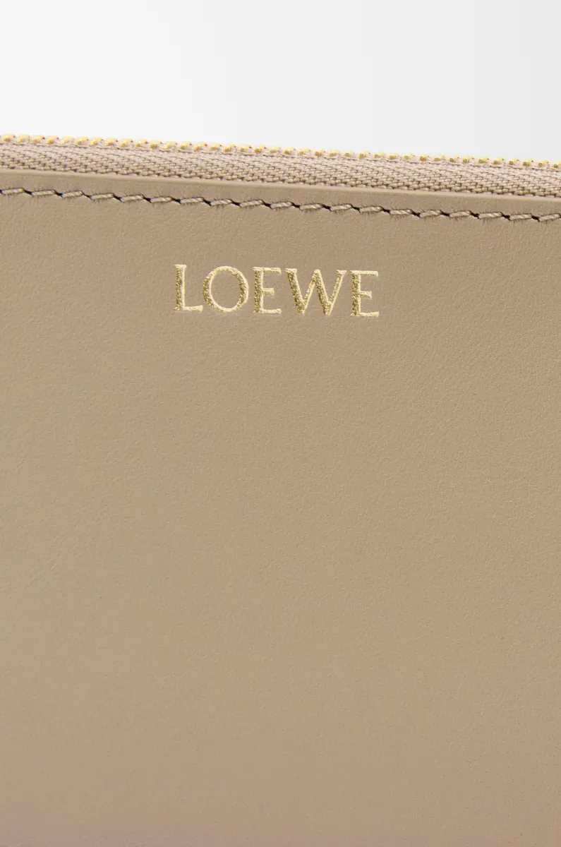 亮面纳帕牛皮革绳结硬币卡包