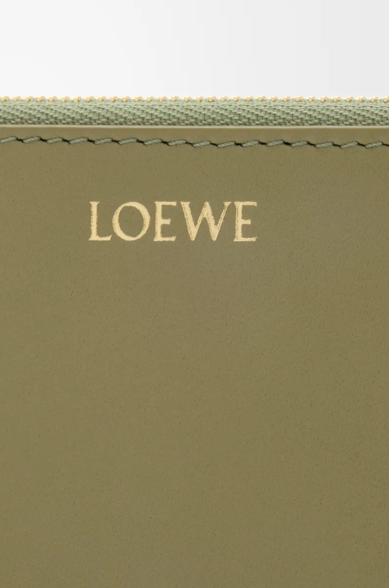 亮面纳帕牛皮革绳结硬币卡包