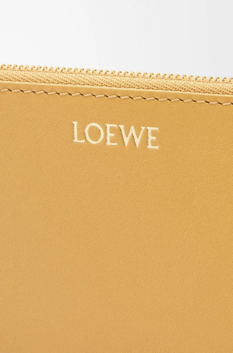 亮面纳帕牛皮革绳结硬币卡包