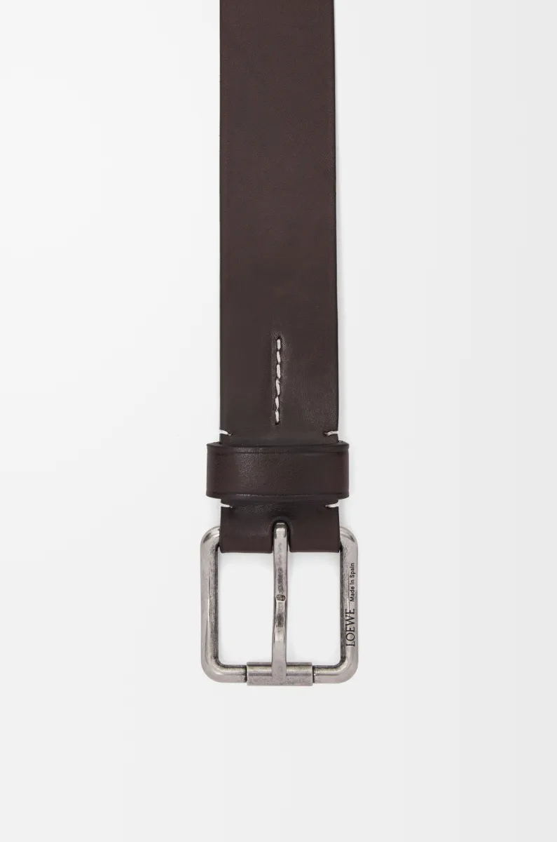 植鞣牛皮革曲面腰带