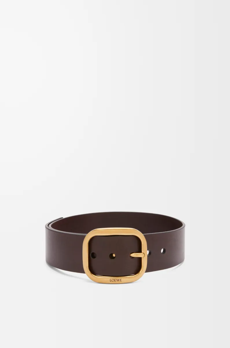 经典牛皮革柔软腰带