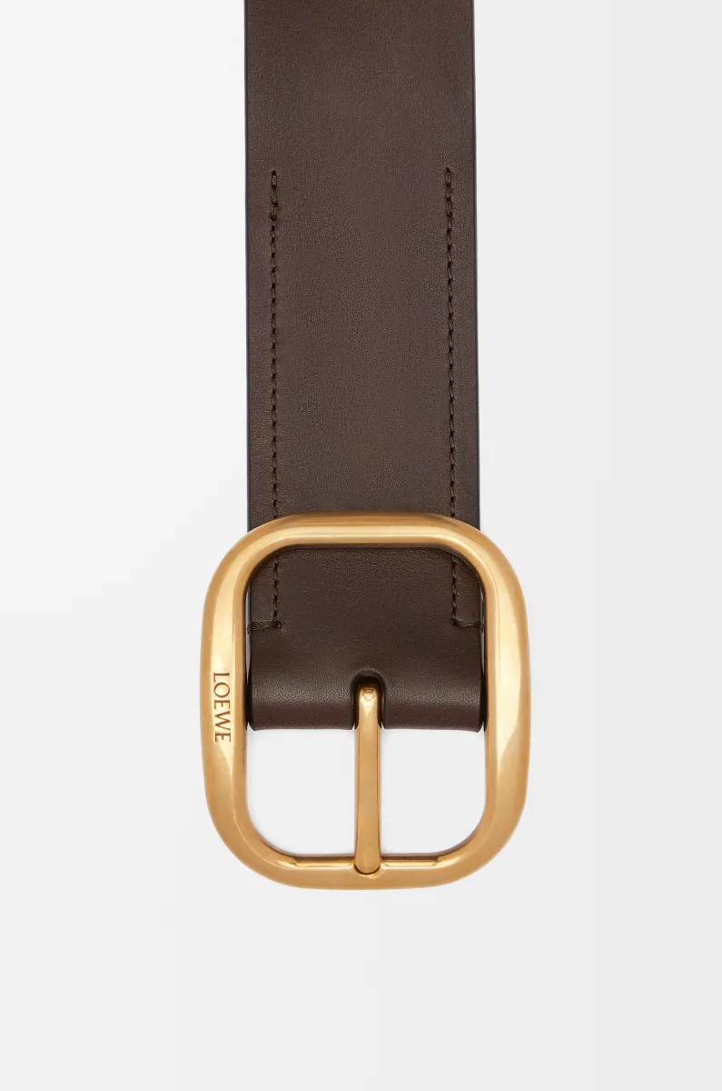 经典牛皮革柔软腰带