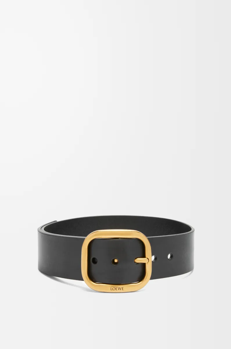 经典牛皮革柔软腰带