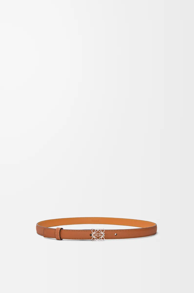 鹅卵石纹牛皮革 Anagram 腰带