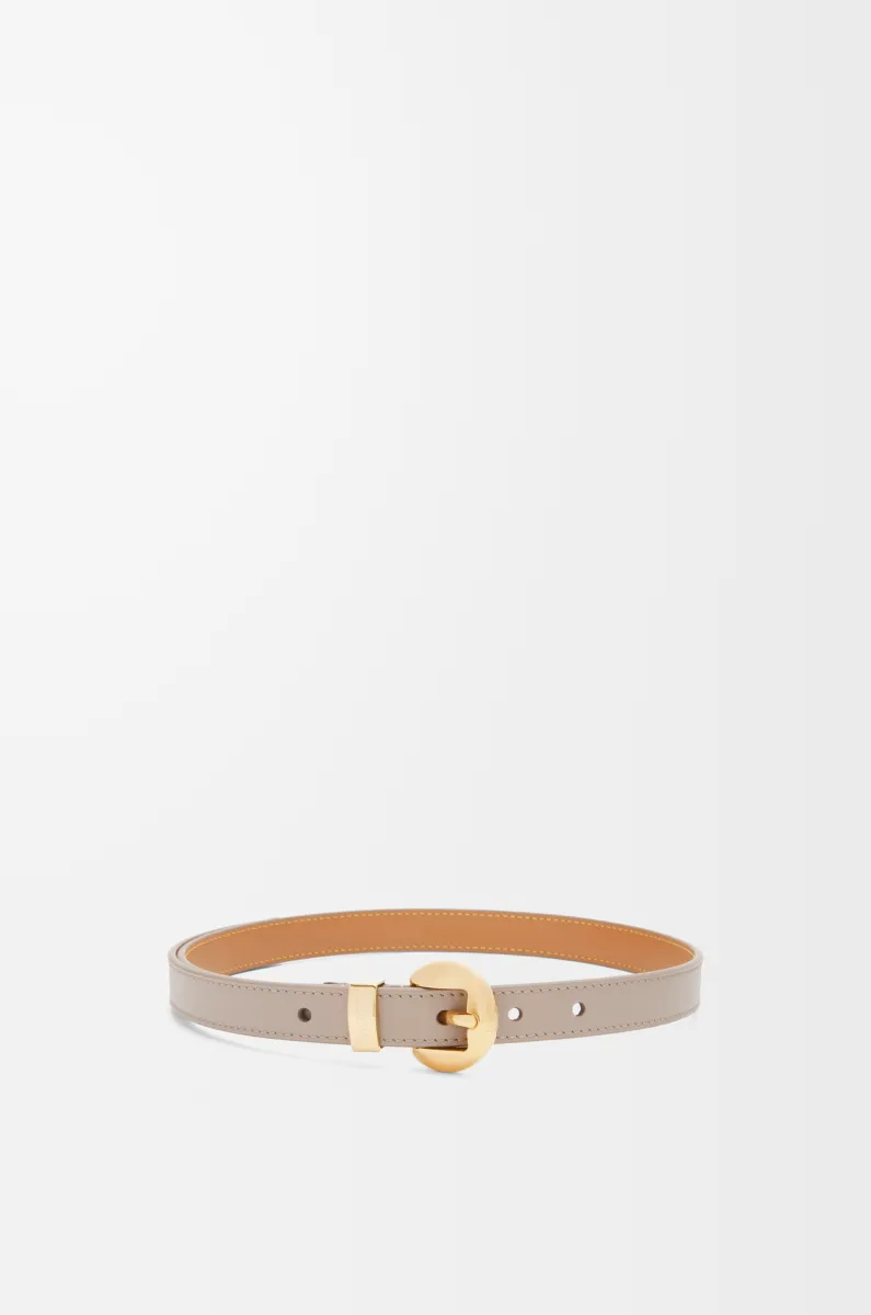 光滑牛皮革 Pebble 腰带